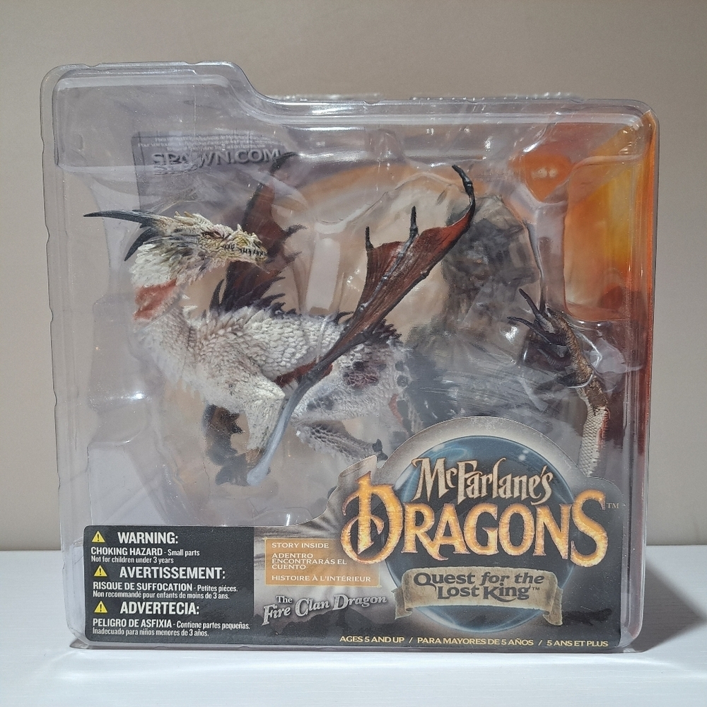 Spawn MCFARLANE'S DRAGONS FIRE CLAN DRAGON SERIES 1 In Box